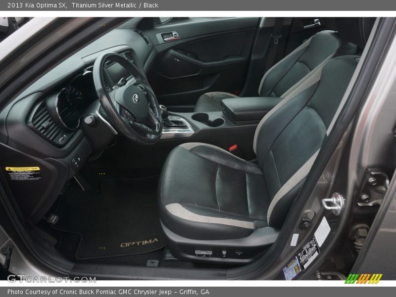 Titanium Silver Metallic / Black 2013 Kia Optima SX