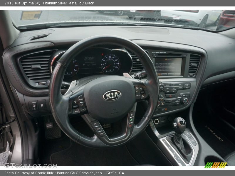 Titanium Silver Metallic / Black 2013 Kia Optima SX
