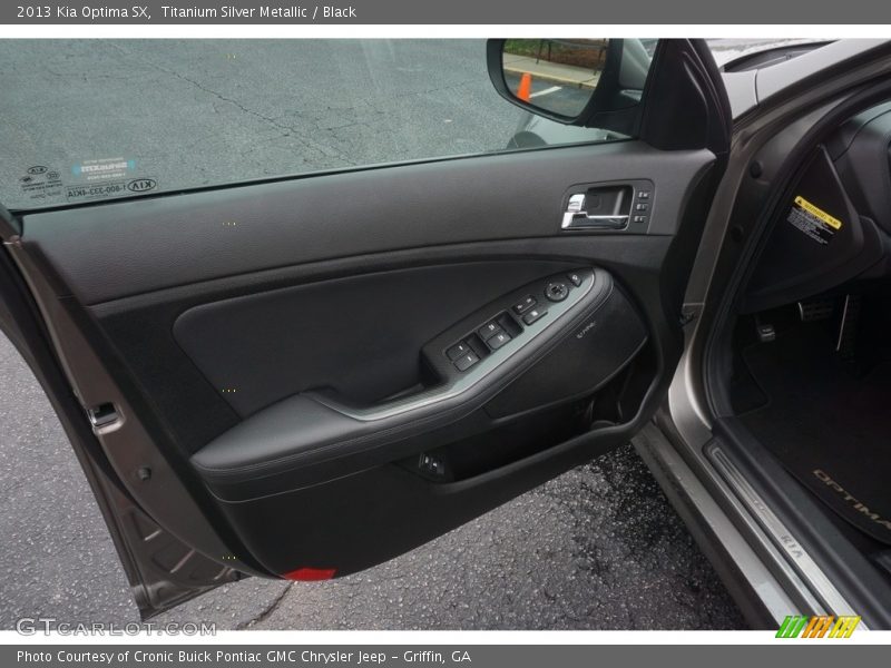 Titanium Silver Metallic / Black 2013 Kia Optima SX