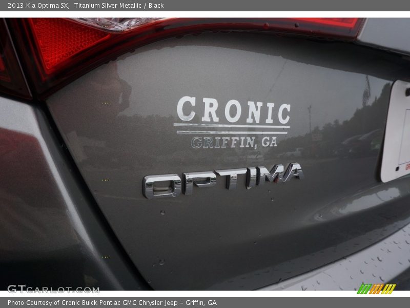 Titanium Silver Metallic / Black 2013 Kia Optima SX