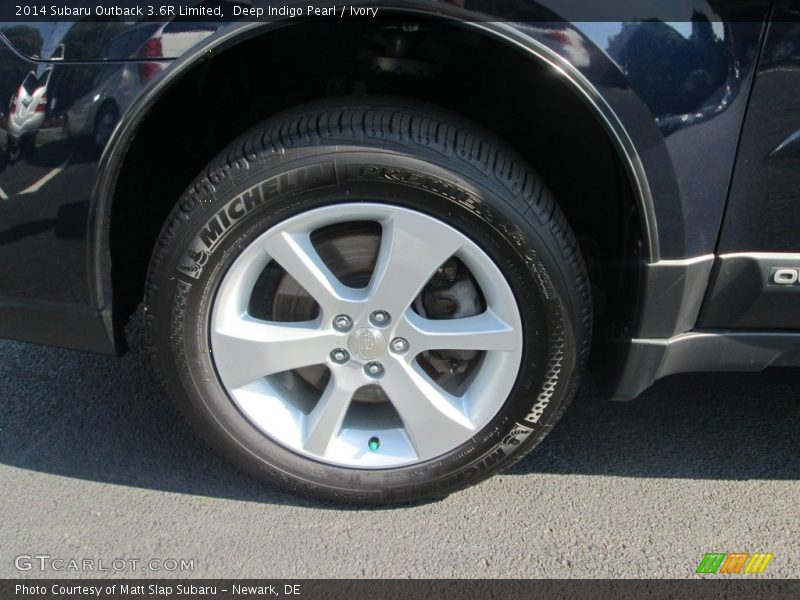 Deep Indigo Pearl / Ivory 2014 Subaru Outback 3.6R Limited