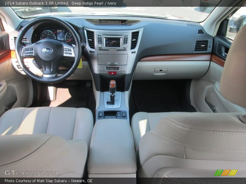 Deep Indigo Pearl / Ivory 2014 Subaru Outback 3.6R Limited