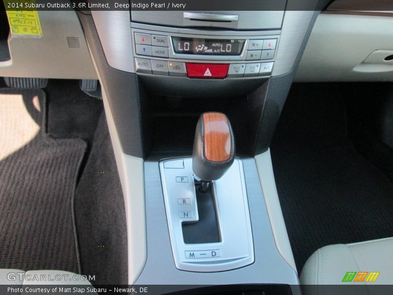 Deep Indigo Pearl / Ivory 2014 Subaru Outback 3.6R Limited