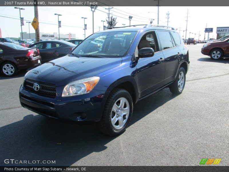 Nautical Blue Metallic / Taupe 2007 Toyota RAV4 4WD