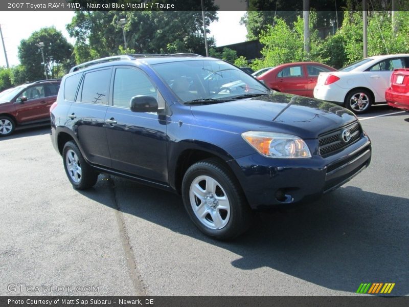 Nautical Blue Metallic / Taupe 2007 Toyota RAV4 4WD