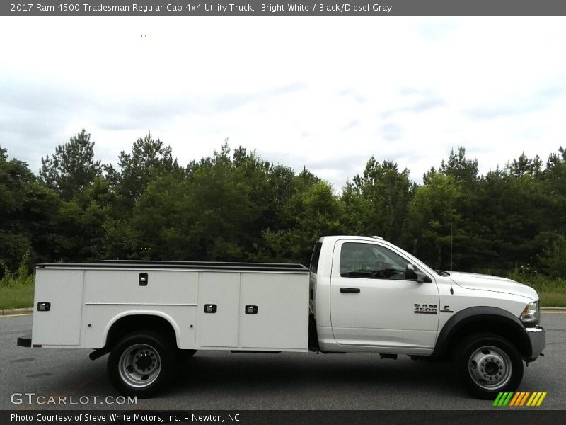 Bright White / Black/Diesel Gray 2017 Ram 4500 Tradesman Regular Cab 4x4 Utility Truck