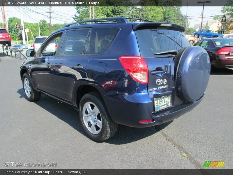Nautical Blue Metallic / Taupe 2007 Toyota RAV4 4WD
