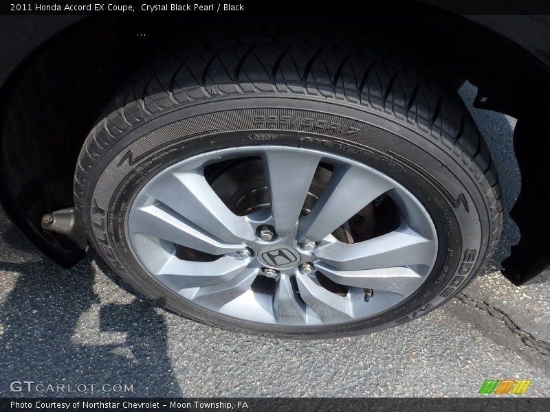 Crystal Black Pearl / Black 2011 Honda Accord EX Coupe