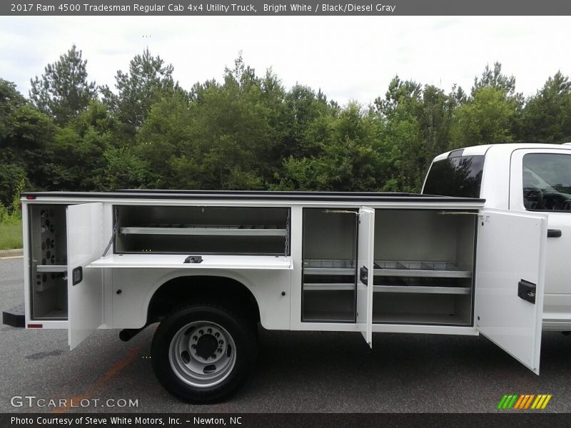Bright White / Black/Diesel Gray 2017 Ram 4500 Tradesman Regular Cab 4x4 Utility Truck