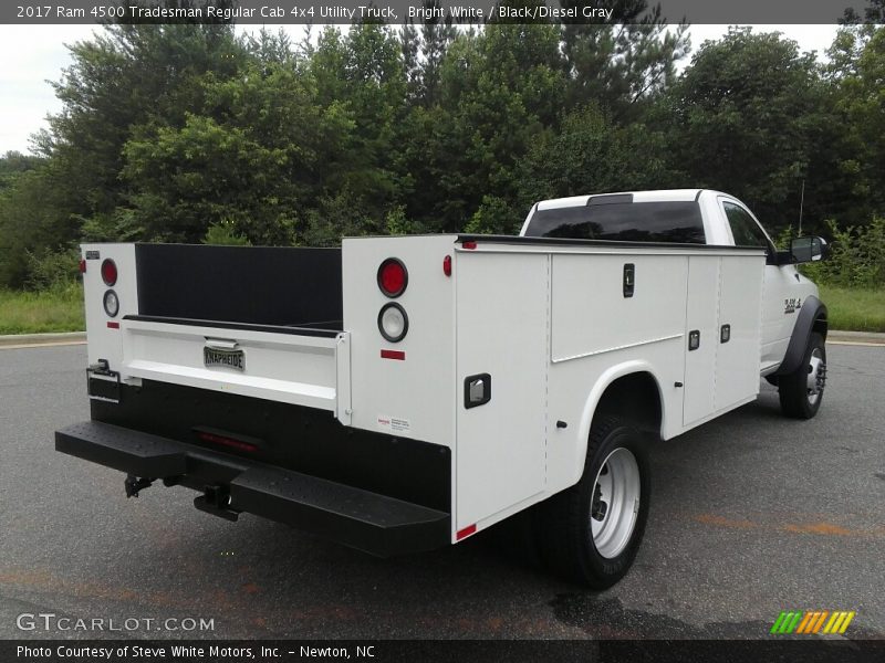 Bright White / Black/Diesel Gray 2017 Ram 4500 Tradesman Regular Cab 4x4 Utility Truck