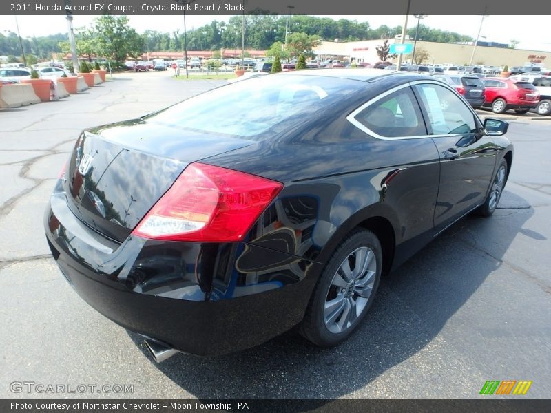 Crystal Black Pearl / Black 2011 Honda Accord EX Coupe