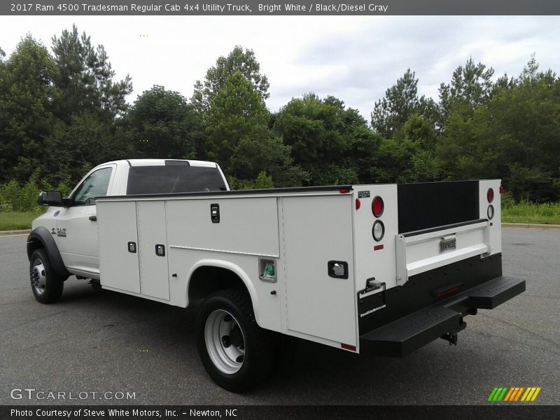 Bright White / Black/Diesel Gray 2017 Ram 4500 Tradesman Regular Cab 4x4 Utility Truck