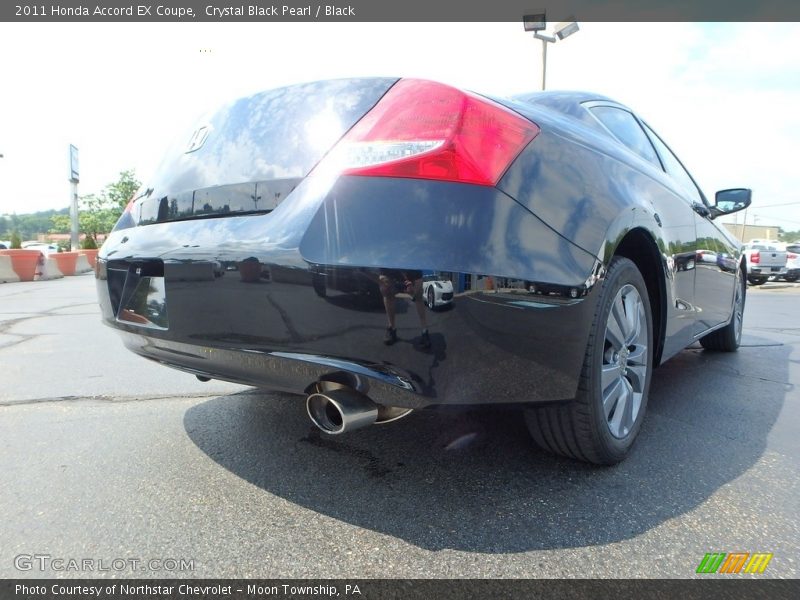 Crystal Black Pearl / Black 2011 Honda Accord EX Coupe