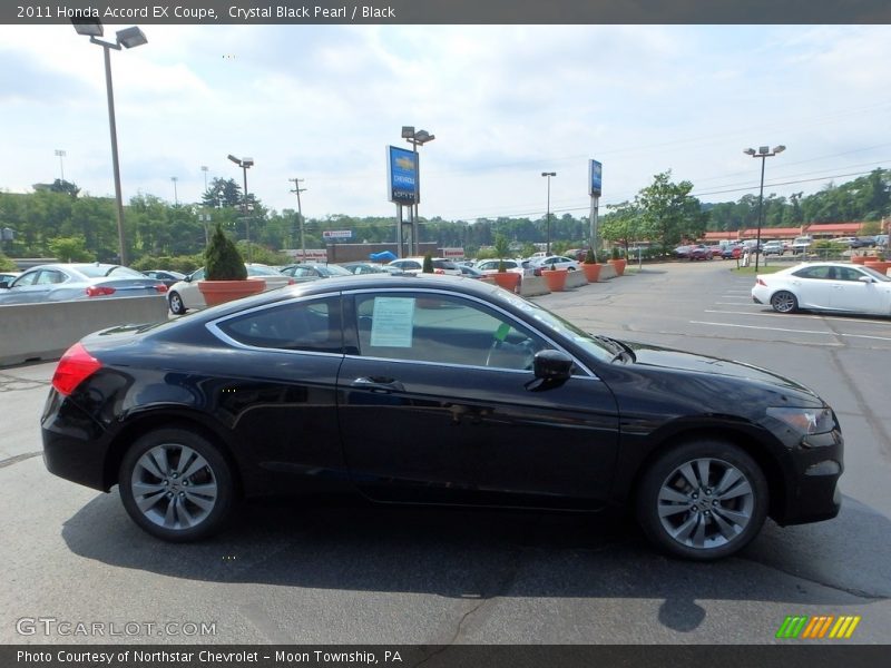 Crystal Black Pearl / Black 2011 Honda Accord EX Coupe