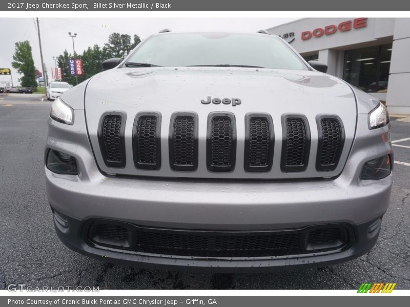 Billet Silver Metallic / Black 2017 Jeep Cherokee Sport