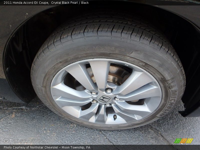 Crystal Black Pearl / Black 2011 Honda Accord EX Coupe