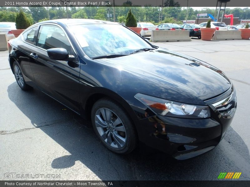 Crystal Black Pearl / Black 2011 Honda Accord EX Coupe
