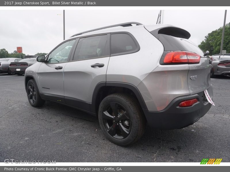 Billet Silver Metallic / Black 2017 Jeep Cherokee Sport