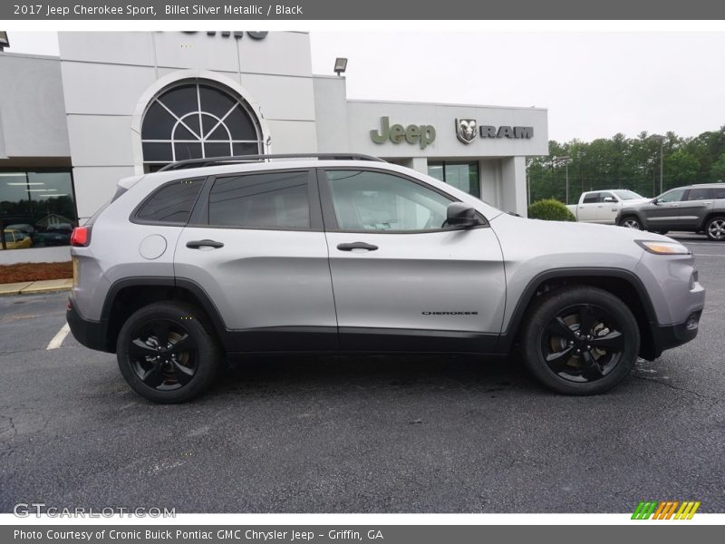 Billet Silver Metallic / Black 2017 Jeep Cherokee Sport