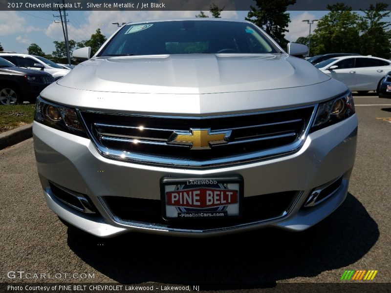 Silver Ice Metallic / Jet Black 2017 Chevrolet Impala LT