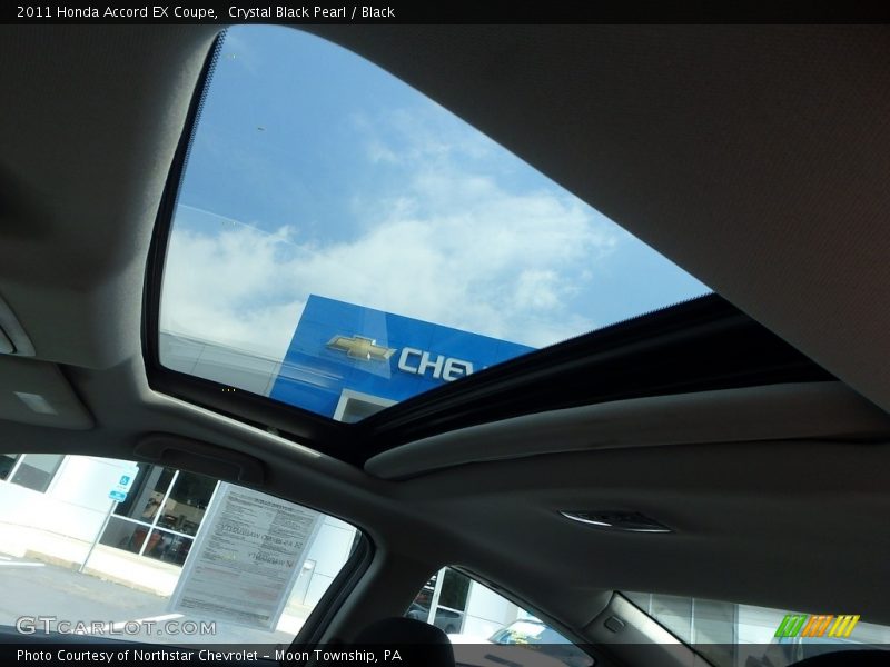 Crystal Black Pearl / Black 2011 Honda Accord EX Coupe