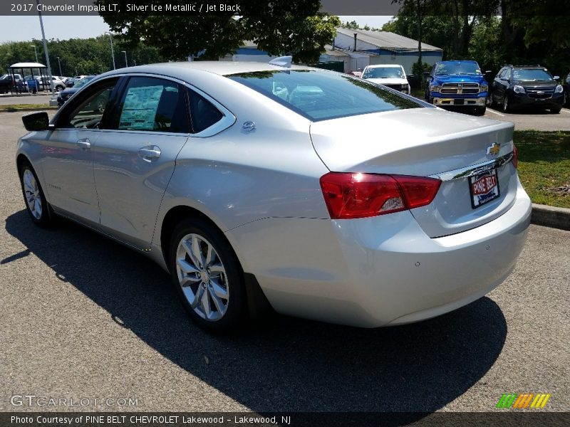 Silver Ice Metallic / Jet Black 2017 Chevrolet Impala LT