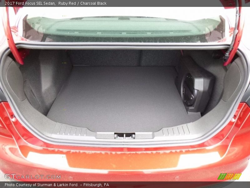 Ruby Red / Charcoal Black 2017 Ford Focus SEL Sedan