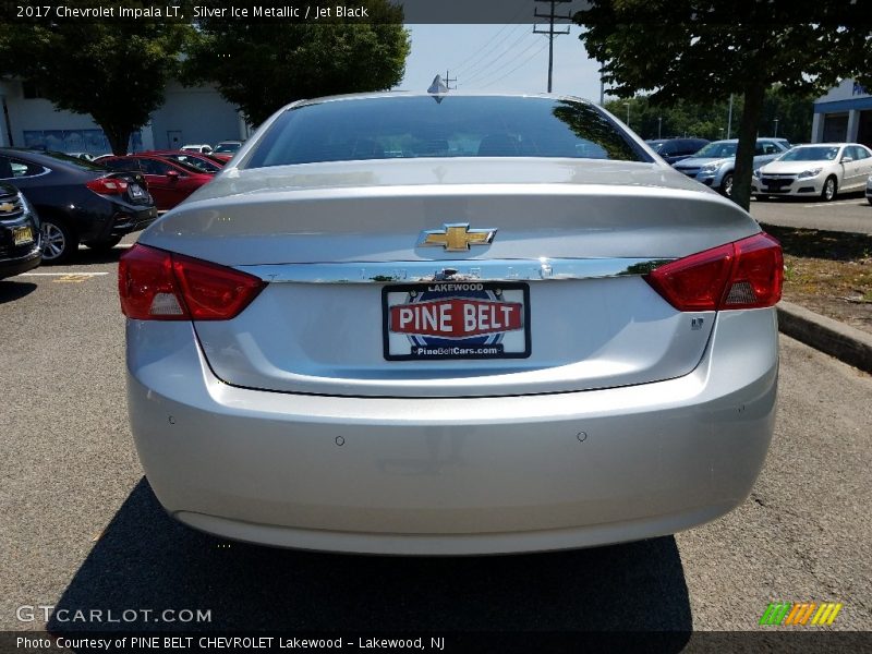 Silver Ice Metallic / Jet Black 2017 Chevrolet Impala LT