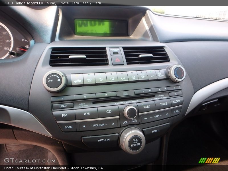 Crystal Black Pearl / Black 2011 Honda Accord EX Coupe