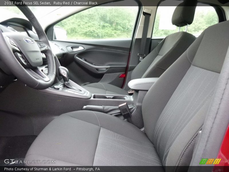 Ruby Red / Charcoal Black 2017 Ford Focus SEL Sedan