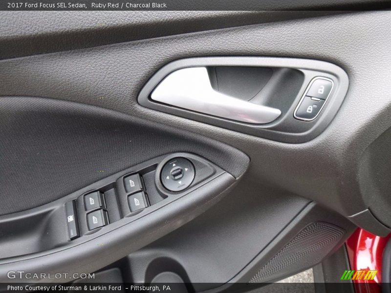 Ruby Red / Charcoal Black 2017 Ford Focus SEL Sedan
