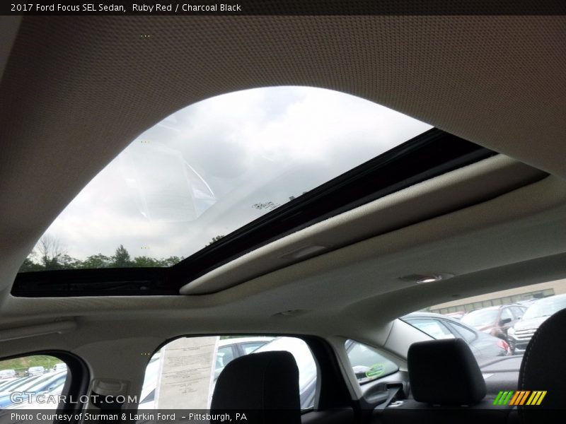 Ruby Red / Charcoal Black 2017 Ford Focus SEL Sedan