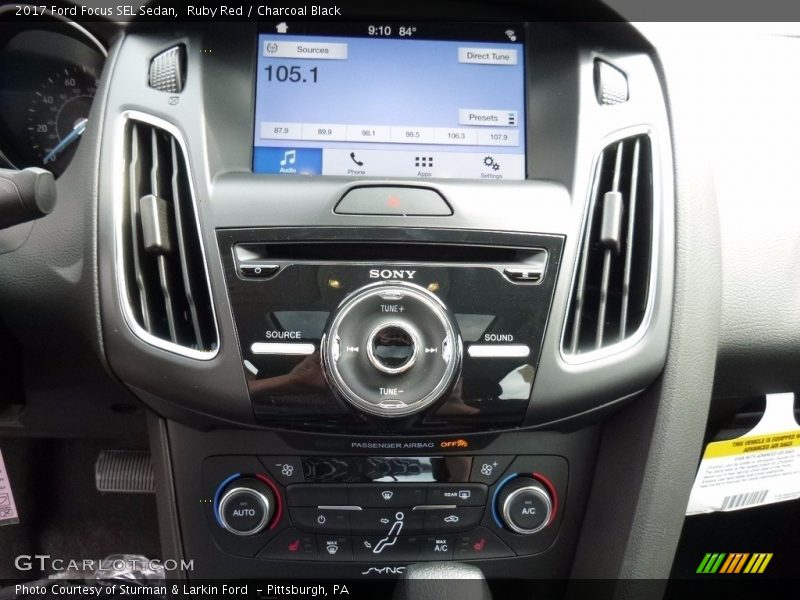 Ruby Red / Charcoal Black 2017 Ford Focus SEL Sedan