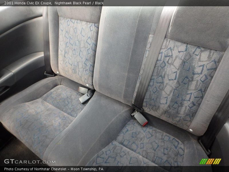 Nighthawk Black Pearl / Black 2001 Honda Civic EX Coupe