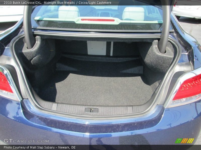 Midnight Blue Metallic / Cocoa/Light Cashmere 2010 Buick LaCrosse CXL