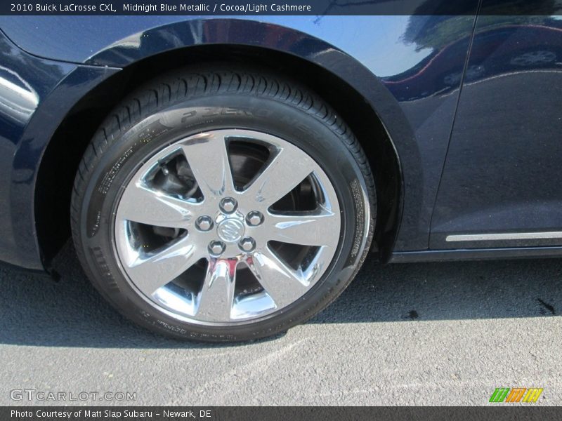 Midnight Blue Metallic / Cocoa/Light Cashmere 2010 Buick LaCrosse CXL