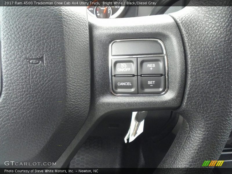Bright White / Black/Diesel Gray 2017 Ram 4500 Tradesman Crew Cab 4x4 Utility Truck
