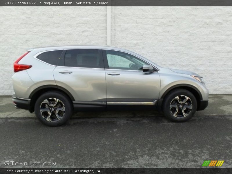 Lunar Silver Metallic / Black 2017 Honda CR-V Touring AWD