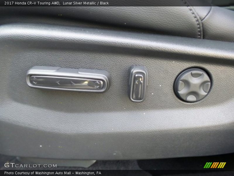 Lunar Silver Metallic / Black 2017 Honda CR-V Touring AWD