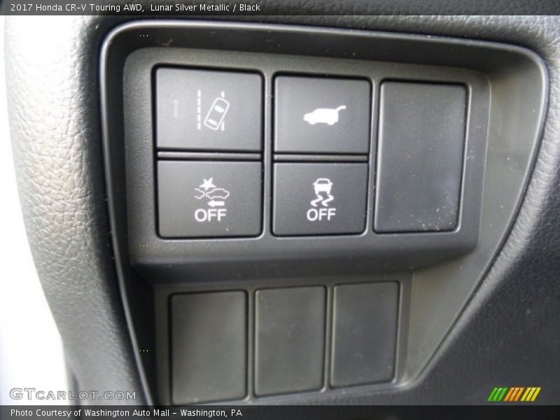 Lunar Silver Metallic / Black 2017 Honda CR-V Touring AWD