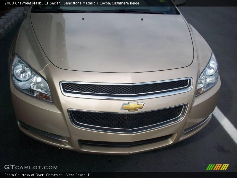 Sandstone Metallic / Cocoa/Cashmere Beige 2008 Chevrolet Malibu LT Sedan