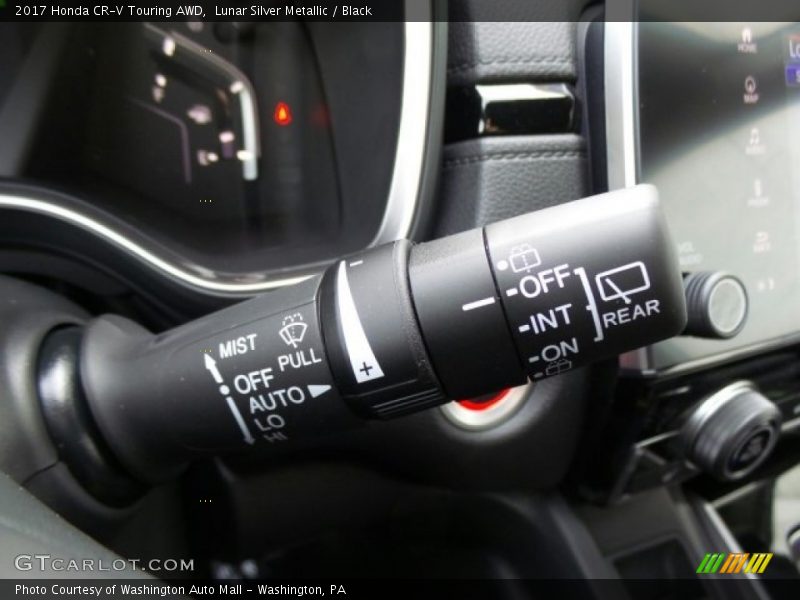Lunar Silver Metallic / Black 2017 Honda CR-V Touring AWD