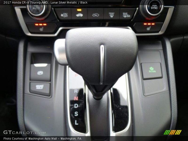 Lunar Silver Metallic / Black 2017 Honda CR-V Touring AWD