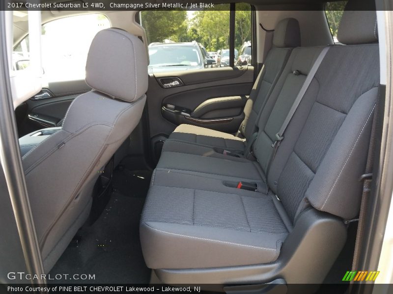 Champagne Silver Metallic / Jet Black 2017 Chevrolet Suburban LS 4WD