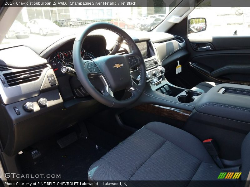 Champagne Silver Metallic / Jet Black 2017 Chevrolet Suburban LS 4WD