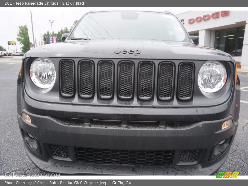 Black / Black 2017 Jeep Renegade Latitude