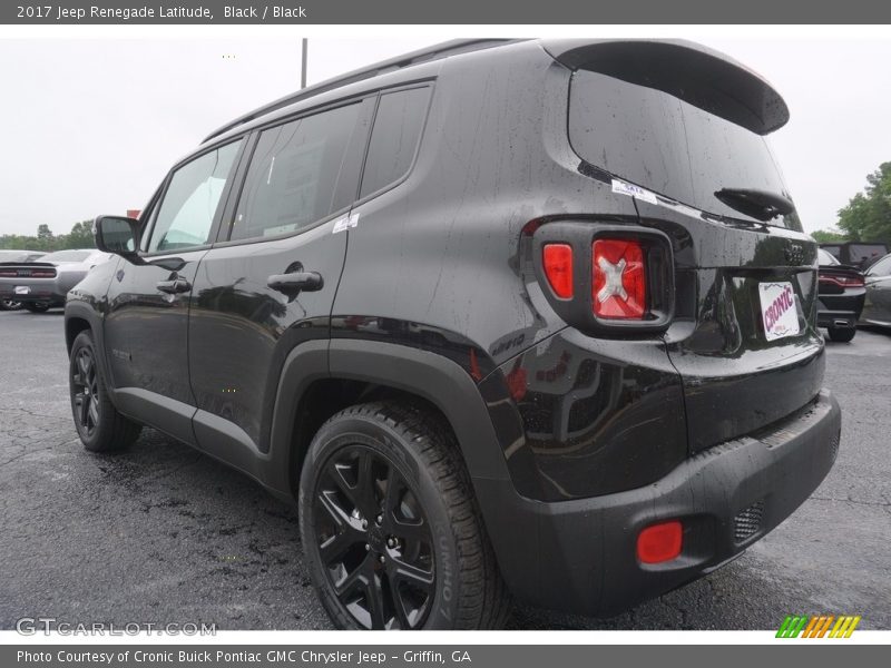 Black / Black 2017 Jeep Renegade Latitude