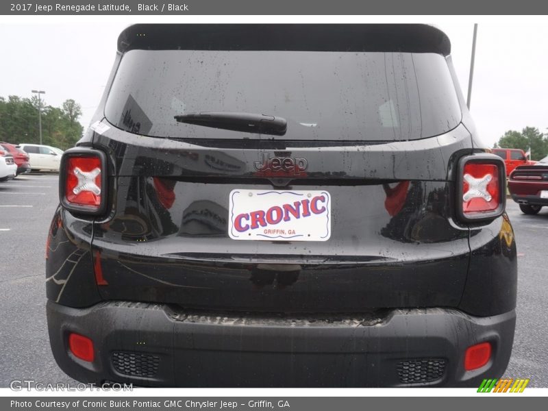 Black / Black 2017 Jeep Renegade Latitude