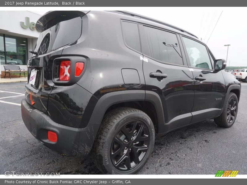 Black / Black 2017 Jeep Renegade Latitude