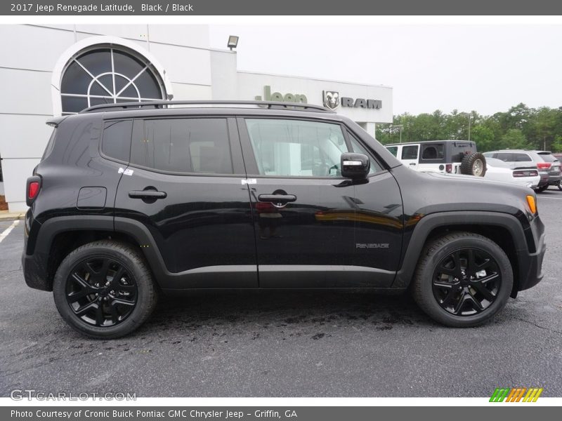 Black / Black 2017 Jeep Renegade Latitude